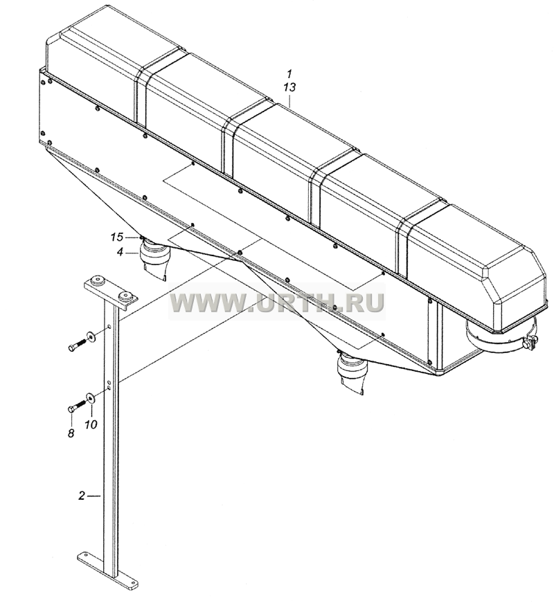 6520-1109005 Воздухоочиститель с кронштейнами